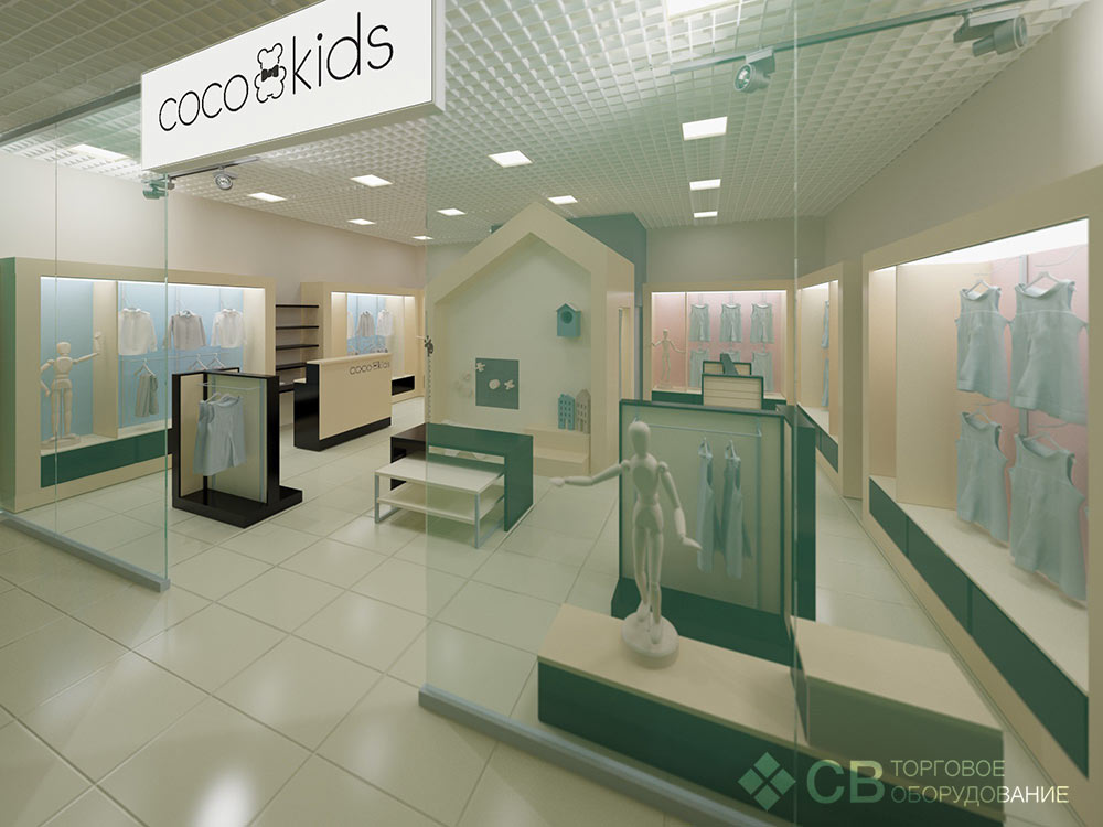 Дизайн проекты магазинов в 3D